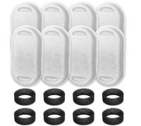Acmerota 16 Pack Cat Water Fountain Filters & Pre-Filter Sponges Compatible for Tomxcute 3.2L/108Oz Fountain for GIOTOHUN 67oz/2L Stainless Steel Pet Fountain Replacement for Automatic Cat Dispenser