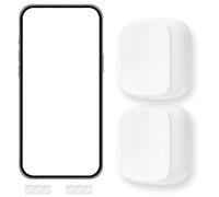 Acmerota 2 Set Smart Button Wireless Mini Switch for Lighting Systems Remote One Touch Button WiFi Wireless Switch, 2-Key 3-Way Control, Customized Actions, Control via Smart Life APP