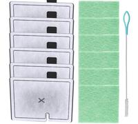 Acmerota Replacement Filter for Interpet CF1 Fish Tank Filter Cartridges for Internal CF Cartridge Filters with 6 CF1 10 * 7 Filter cotton (6 X Filter Cartridges 6 X Algaway Pads)