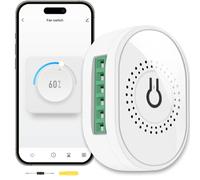 Acmerota WiFi Smart Curtain Switch Module for Four Wire Motor Motorized Curtain,Blinds,Roller Shutter, Smart Switch Works with Alexa,100-240V AC