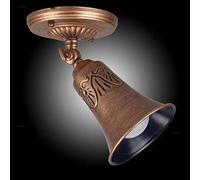 ACMHNC Antique Brass Spotlight Ceiling Light Vintage Industrial Retro Spot Lamp in Rustic Look, Adjustable Ceiling Spot/Wall Spot, Bronze Color, Socket: E27, Max.40W, for Hall Bar Kitchen,Warm Light