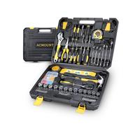 Acmount Tool Kit 140 Piece Home Tool Kit DIY Household Tool Sets for Home Repair and Maintenance