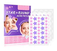 Acne Pimple Patches Heart, Star Shape Pimple Patch, Cute Hydrocolloid Acne Stickers, Covering and Reducing Pimples, Pimples, Blemishes, Spots, Contains Tea Tree Oil (78 Pieces)