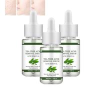 Acne Removing Facial Serum, Tea Tree Clear Skin Serum Acne, Natural Acnes Repair Serum, Non-Sticky & Lightweight, for Soothing, Calming, and Balancing, 30ml (3pcs)