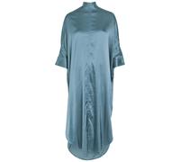 Acne Studios Cowl-back Draped Stretch-satin Midi Dress - Blue - 38 (UK10 / S)