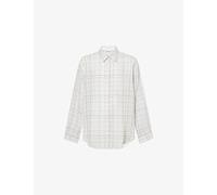 Acne Studios Mens Acne Studios Setar Check-Print Woven Shirt Grey/Pink 40
