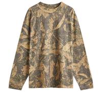 Acne Studios Men's Enick U Camo Vintage T-Shirt Mud Brown Camo