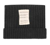 Acne Studios Men's Koton Cotton Beanie Dark Grey Melange