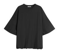 Acne Studios Women's Eniko Irregular Balloon T-Shirt Dress Black