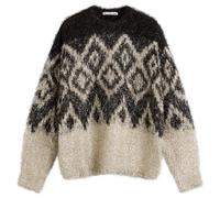 Acne Studios Women's Kinai Tinsel Winter Jumper Black/Gold Small