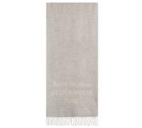 Acne Studios Women's Venus 1996 New RWS Scarf Light Grey Melange/White