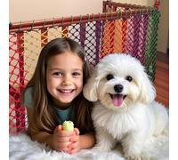 ACNMGDF Customizable Nylon Net Handrail Stair Nets Balcony Stair Protection Child Safety Netting for Children and Toddlers to Prevent Falls, Climbing Fence Net Width:3.28ft(1m)