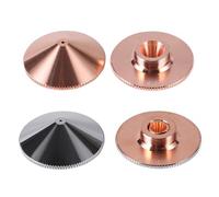 ACNMGDF Laser Nozzle for Fiber Laser Cutting Head, Single & Double Layer Caliber 1.0-5.0mm, D28-M11/ D32-M14 H15 Thread, High Precision Brass Nozzle Tip D28-M11_10pcs Double:1.4mm
