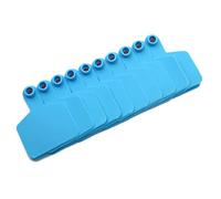 ACNMGDF TPU Blank Ear Tags Cattle Cow Identification - Large Livestock Ear Tags for Hogs Pigs Sheep Goats Horses Calves Customized Animal Tags blue 100 pieces