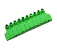ACNMGDF TPU Blank Ear Tags Cattle Cow Identification - Large Livestock Ear Tags for Hogs Pigs Sheep Goats Horses Calves Customized Animal Tags green 300pcs