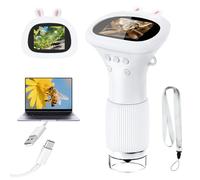 Acoath Microscope for Kids, 1000X Handheld Digital Miniscope Toys with 2.0" Screen, Portable Pocket Little Scientist Childrens Microscope Birthday Gifts Ideas for Age 4-12