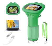Acoath Microscope for Kids, 1000X Handheld Digital Miniscope with 2.0" Screen, Portable Pocket Little Scientist Childrens Microscope Toys Ideas for Age 4-12