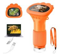 Acoath Microscope for Kids, 1000X Handheld Digital Miniscope with 2.0" Screen, Portable Pocket Little Scientist Childrens Microscope Toys Gifts Ideas for Age 4-12