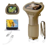 Acoath Microscope for Kids, 1000X Handheld Digital Miniscope with 2.0" Screen, Portable Pocket Little Scientist Childrens Microscope Toys Christmas Gifts Ideas for Age 4-12