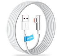 ACOCOBUY 6A Braided 2m USB C Cable 100W Right Angle for XiaoMi 17/POCO X8
