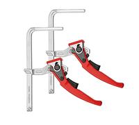 Acofuns 2PCS Alloy Steel Upgrade Ratchet Track Saw Rail Clamp MFT Clamp for MFT Table and Rail System Woodworking Clamp