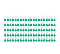 ACOGEDO 100PCS Proximity Door Lock Key Fobs with Technology 125KHz Read Only Access Control, Dark Green, Include Intelligent Chip for High-Sensitivity Secure ID Management (Dark Green)