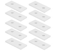 ACOGEDO 10Pcs Joining Plate Aluminum Flat Connecting Reinforcement Vertical Connection Tool4040-2 Hole Infinite Possibilities and Achieve in Made The Can Maximum Aluminum are Strong (3030)