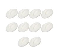 ACOGEDO 10PCS Silicone Practice Lips Model - 3D Open Mouth Fake Lip Practice for Semi Permanent Training, Light Skin Color (Semi Transparent White)