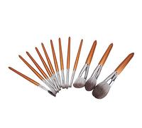 ACOGEDO 12pcs Beauty Brush Set with Soft Dense Synthetic Fibers for Foundation, Powder, Blush, and Eye Shadow Makeup - Ideal for Beginners and Professional Makeup Artists