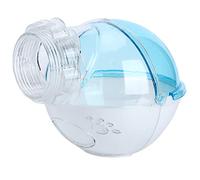 ACOGEDO 13cm Lovely Hamster Running Exercise Wheel Plastic Small Pet Toy Running Play Toy the Top Bathing of a Hamster BathroomPet ToiletSmall Pets Accessories SuppliesPet Bathtub (Blue)