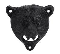 ACOGEDO 1Pc Cast Iron Bear Shape Wall Mounted Beer Soda Glass Bottle Opener Kitchen Hot -Resistant Bottle OpenerBeer OpenerWall OpenerWall Mount OpenerBottle