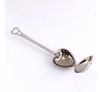 ACOGEDO 1X Stainless Steel Tea Infuser Heart Shape Spoon Strainer Novelty 1X Heart Shaped Stainless Steel Tea Infuser Strainer Spoon - for Loose Shape Novelty