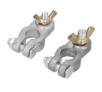 ACOGEDO 2-Pack -Duty Battery Terminal Clamps with Quick-Release Lever - Copper-Tin Plated Universal Car Battery Connectors for Cars Trucks SUVs