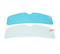 ACOGEDO 24.5cm/9.6in Motorcycle Helmet Rainproof Anti Fog Visor Film Set Interior Exterior High Transparency Universal Anti Film a in Helmet Lens Complete Pasted Front Set of