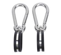 ACOGEDO 2PCS Airpower Line Clamp Stainless Steel Hanger Bracket Mounting Assembly Cushion Clamps for 3 in 1 Wrap Air Hose Lines Kit Steel Not Strength to Long Clips Stainless Easy Break