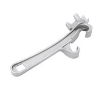 ACOGEDO 2PCS Aluminum Alloy Bucket Opener Multipurpose Tool for Lid Removal and Wrenching - Ideal for Industrial and Home Use (Silver)