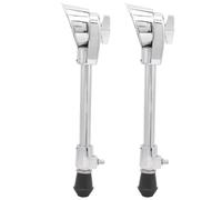 ACOGEDO 2Pcs Bass Drum Kit Legs Spurs Support Bracket Musical Instrument Repalcement Parts Materials Craftsmanship Process to Height Legs Easy Adjust Die-casting Drum