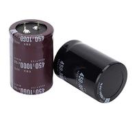 ACOGEDO 2Pcs Electrolytic Capacitor Aluminium Cylindrical Components 105℃ 35x50mm 1000μF 450V for Circuit Applications