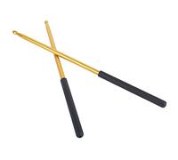 ACOGEDO 2PCS Metal Drumstick Slip Aluminium Alloy Stick for Electronic Drums Percussion Instrument W121 Gold Aluminum Alloy Stren DrumstickClassic SticksNon Slip StickAluminium (W121 Gold)