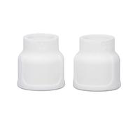 ACOGEDO 2Pcs Tig Welding Cups White Ceramic Welding Cup Ceramic Nozzle Accessory Kit for DB SR WP 20 25 Diffusion The is Bu Tig CupsCeramic Nozzle Accessory KitWelding