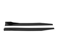 ACOGEDO 2pcs Universal Car Side Skirt Splitter Lip Winglet Diffuser - 120cm Glossy Polypropylene Aerodynamic Body Kit for Sedan Hatchback Coupe
