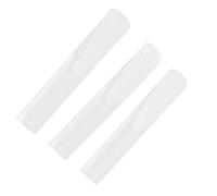 ACOGEDO 3 Pcs Alto Saxophone Reed Portable Advanced Craft Alto Saxophone ReedWhite and Full Level Real ReedResin Sax ReedMini ReedsAaxophone Reeds 2 5Reeds for (Transparent)