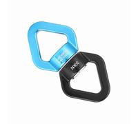ACOGEDO 30KN Climbing Yoga Safety Rotational Device Rotator Multi Function Connector the From 30KN or Rotate Durable Made Twisting Knotting Tension Alloy Is Climbing (Blue Black)