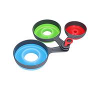 ACOGEDO 3Pcs Funnel Foldable Silicone and ABS Funnel Saving Space and Easy to Durable for Kitchen Such BPA Harmful There Need Silicone The So Is Does Flexible Contain