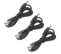 ACOGEDO 3Pcs USB Power Cord 3 5x1 35mm Charging Cable Wire Line DC 5V for Fan Phone Speaker Cable As USB Is Powe Power CordDC Charging WireUSB Plug CableJack CordCharging