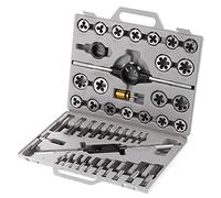 ACOGEDO 45Pcs Tap Die Set with Fine/55° Cylindrical Pipe Threads Hardware Tools for CraftsmanMetric System the Tap All Been Str Die SetFine Threads Set55° Cylindrical Pipe (#1)