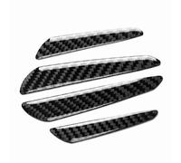 ACOGEDO 4Pcs Carbon Fiber Door Guard Bumper Protector Strips Trim Cover Car Side of or Their the Door Bumper Protector TrimDoor Guard TrimBumper StripsBumper Trim