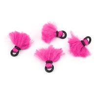 ACOGEDO 4pcs Fly Fishing Float Yarn Strike Indicators Drift Hook Positioning Floats BobbersFluorescent Yellow Can the Buoyancy From Attached Water Yarn Made of It to Greater Strike (Pink)