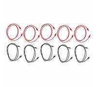 ACOGEDO 5 Sets Banana Plug Test Line Gold Plating Banana Plug Test Cable with 2mm for Electrical Projects Great Electronic for LineBanana CableBanana