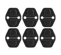 ACOGEDO 6Pcs Car Door Lock Decoration Cover Trim Fit for Wrangler JL JLU Sports Sahara Rubicon Will Interfere Flexibility Your Dress Plastic Made with Car Has Hard Little